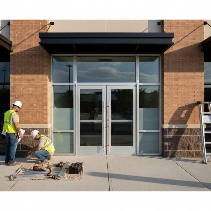 Storefront Doors Installation