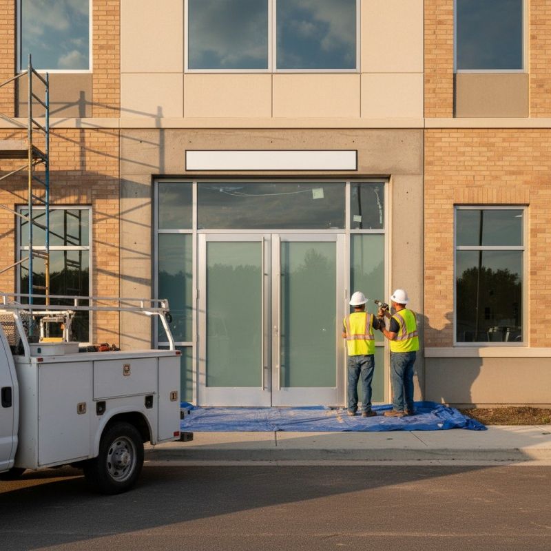 Storefront Doors Installation