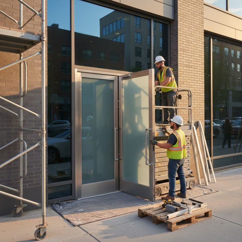 Storefront Doors Installation