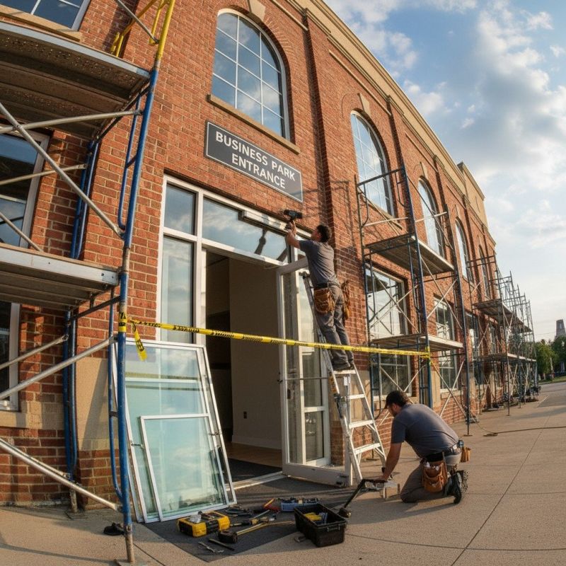 Storefront Doors Installation